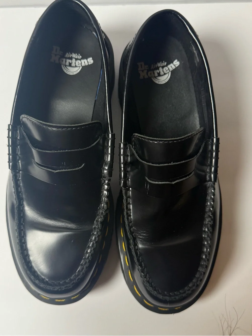 Dr Martens Penton Buttero Quad Platform Penny Loafer Black Leather US M8 W9 EU41